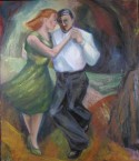 Tango I<br>40 x 36<br>Oil on Canvas<br>2005